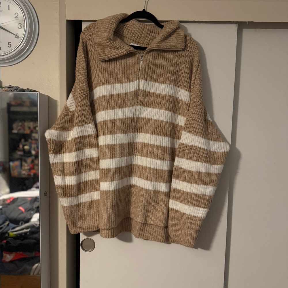 Cozy Striped Knit Sweater